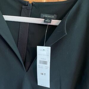 And Tayler black dress, size 18 tall, NWT never worn hidden zipper classic